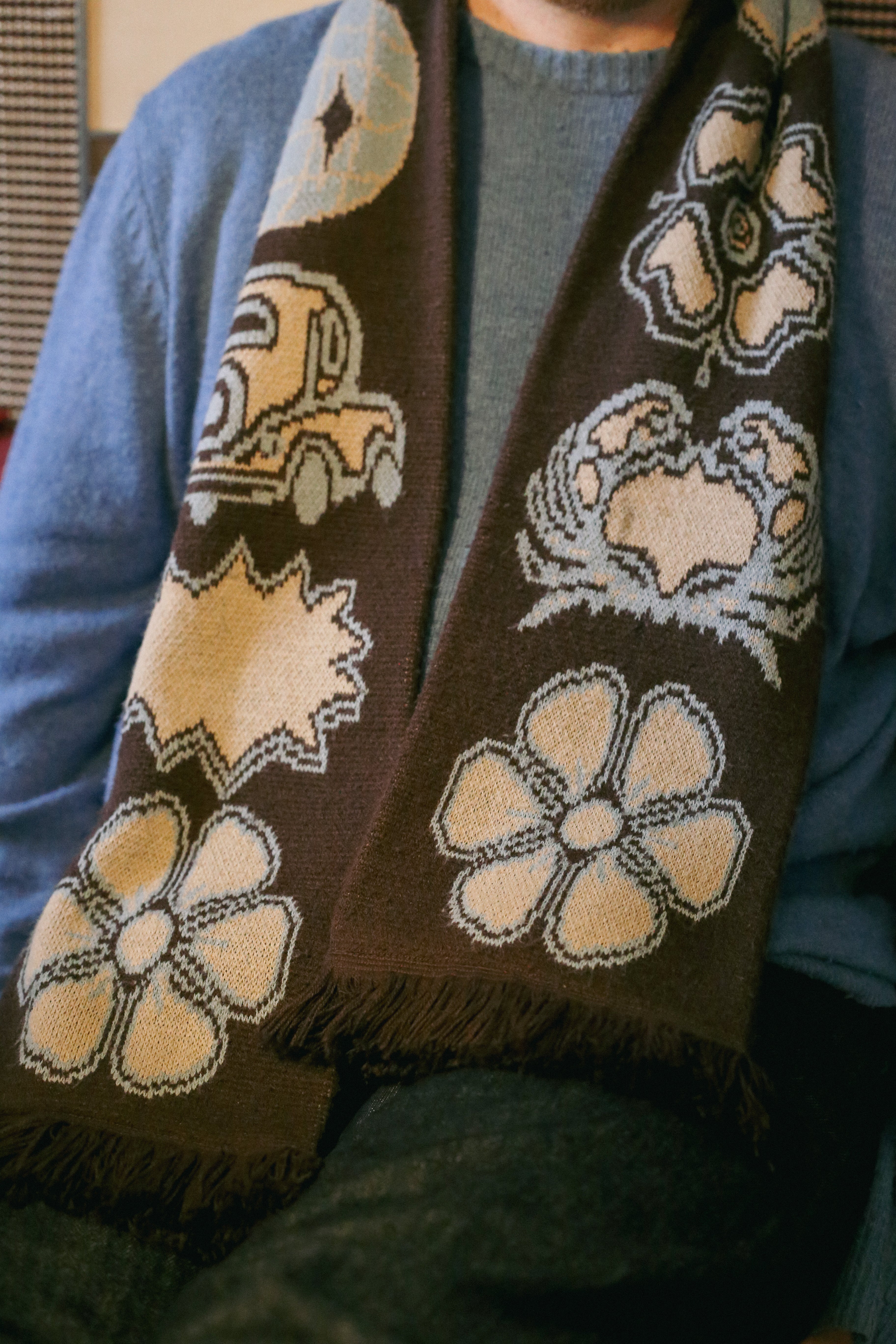 Charlie Ann Buxton X Convenience Gallery Knitted Scarf