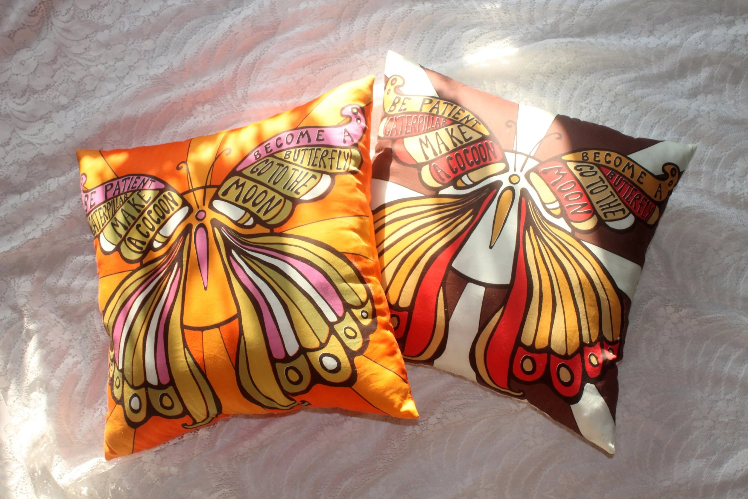 Patience Is A Butterfly Cushions