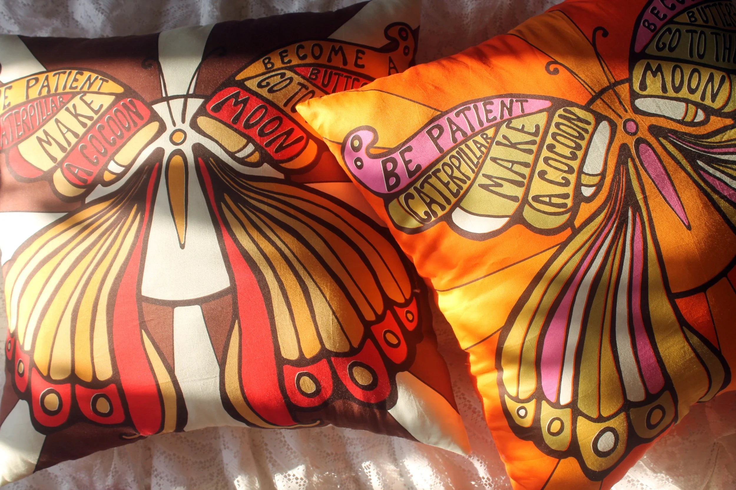 Patience Is A Butterfly Cushions