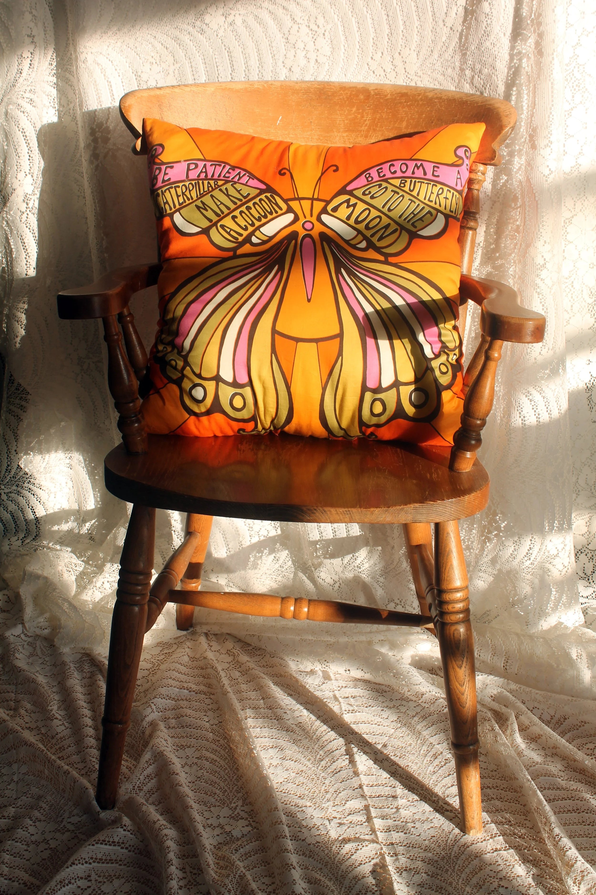 Patience Is A Butterfly Cushions