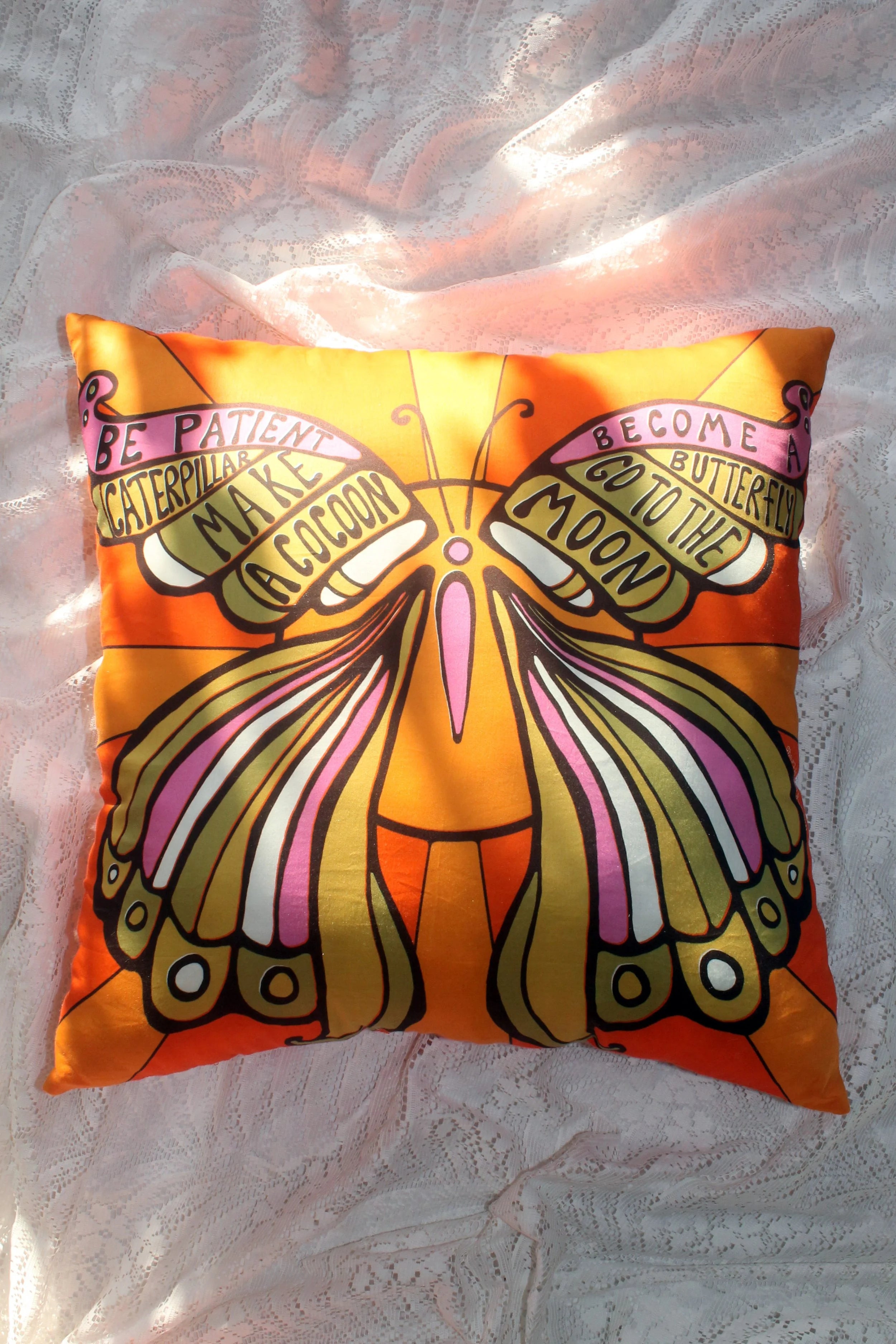Patience Is A Butterfly Cushions