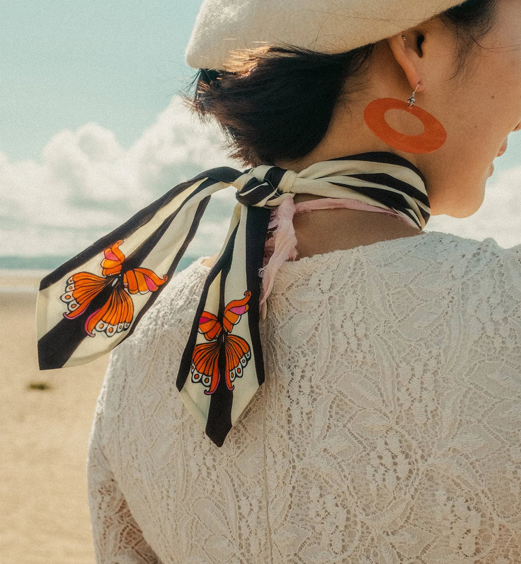 Fly Close To The Sun Cotton Skinny Scarf