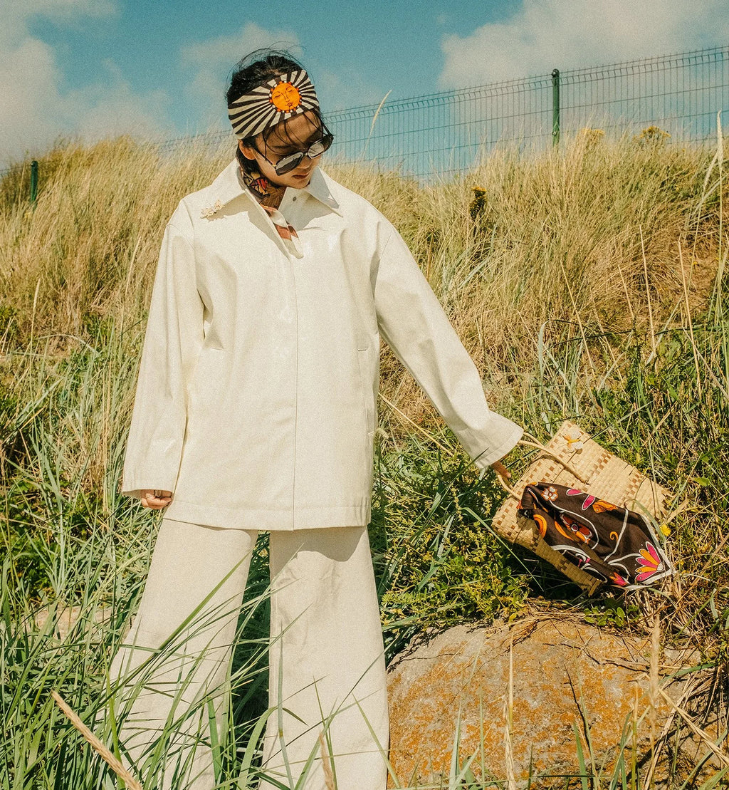 Fly Close To The Sun Cotton Skinny Scarf