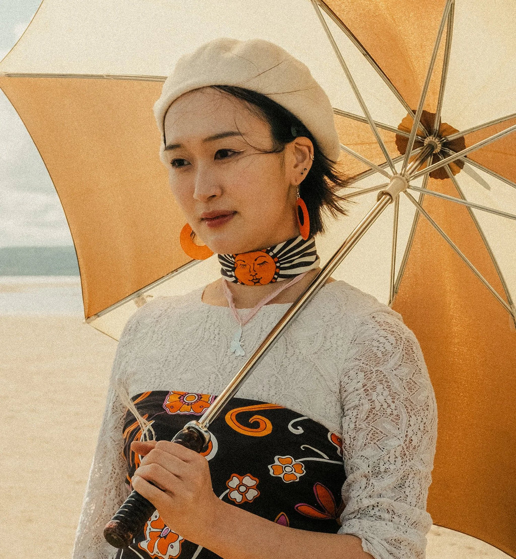 Fly Close To The Sun Cotton Skinny Scarf