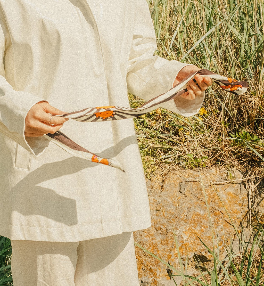 Fly Close To The Sun Cotton Skinny Scarf