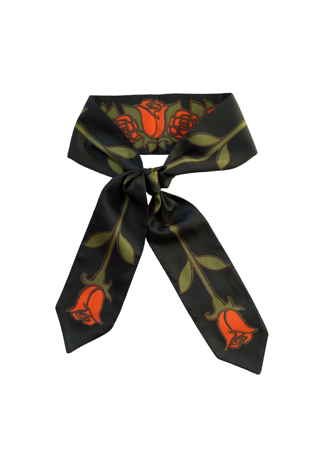 Misty Roses Organic Cotton Skinny Scarf