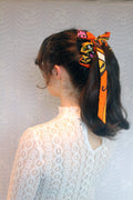 Patience Is A Butterfly Orange Scrunchie