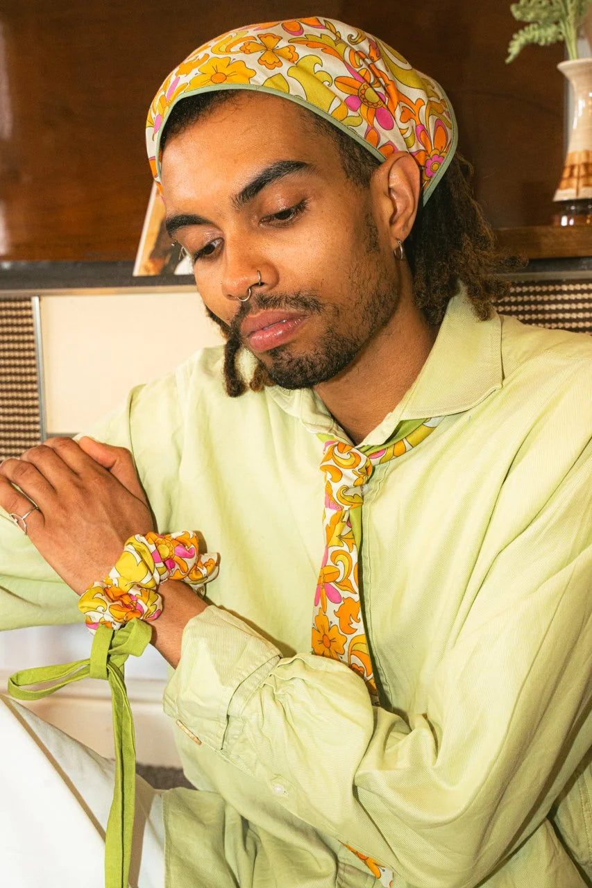 Sunday Morning Scrunchie with Bow