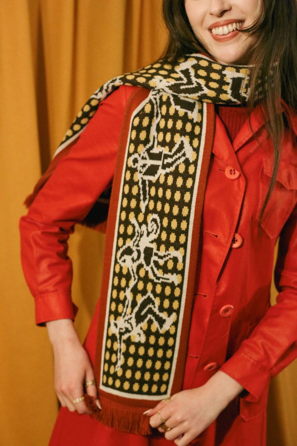 Let Me Take You Dancing Knitted Scarf