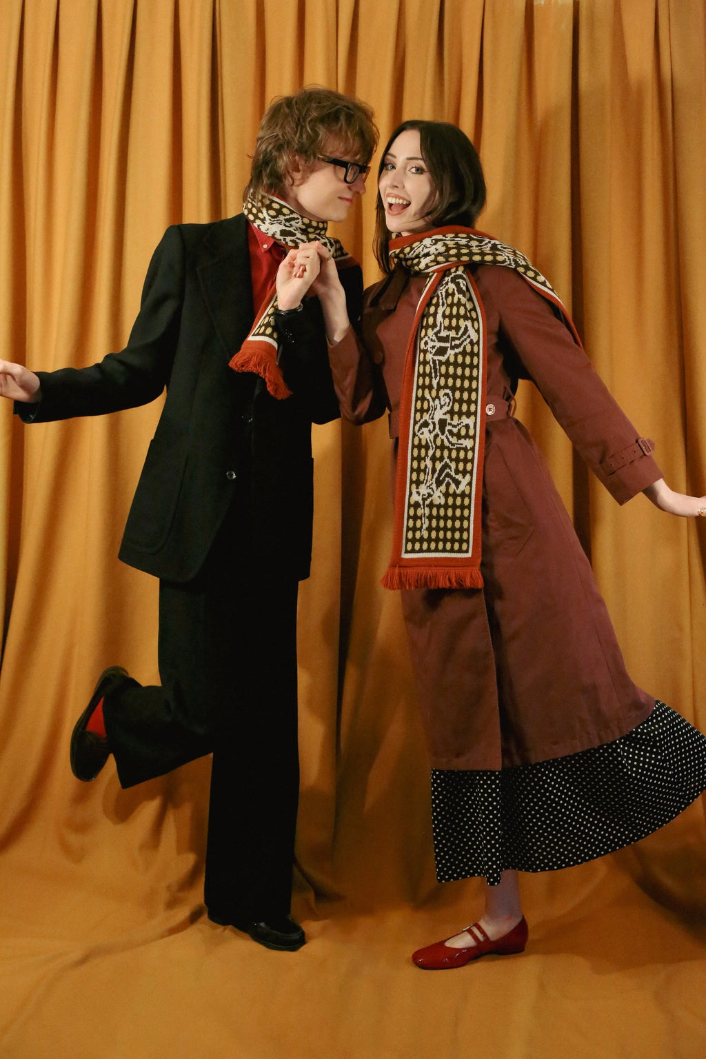 Let Me Take You Dancing Knitted Scarf