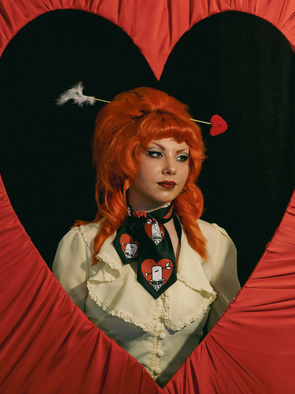 Don't Be Stupid Cupid Skinny Scarf (Limited Edition)