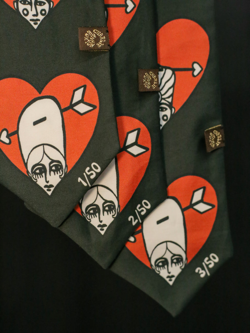 Don't Be Stupid Cupid Skinny Scarf (Limited Edition)