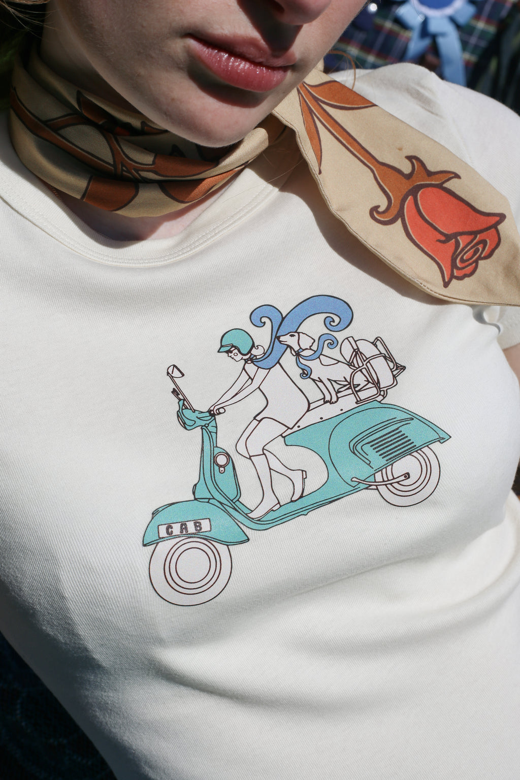 Scootin' Together Baby Tee
