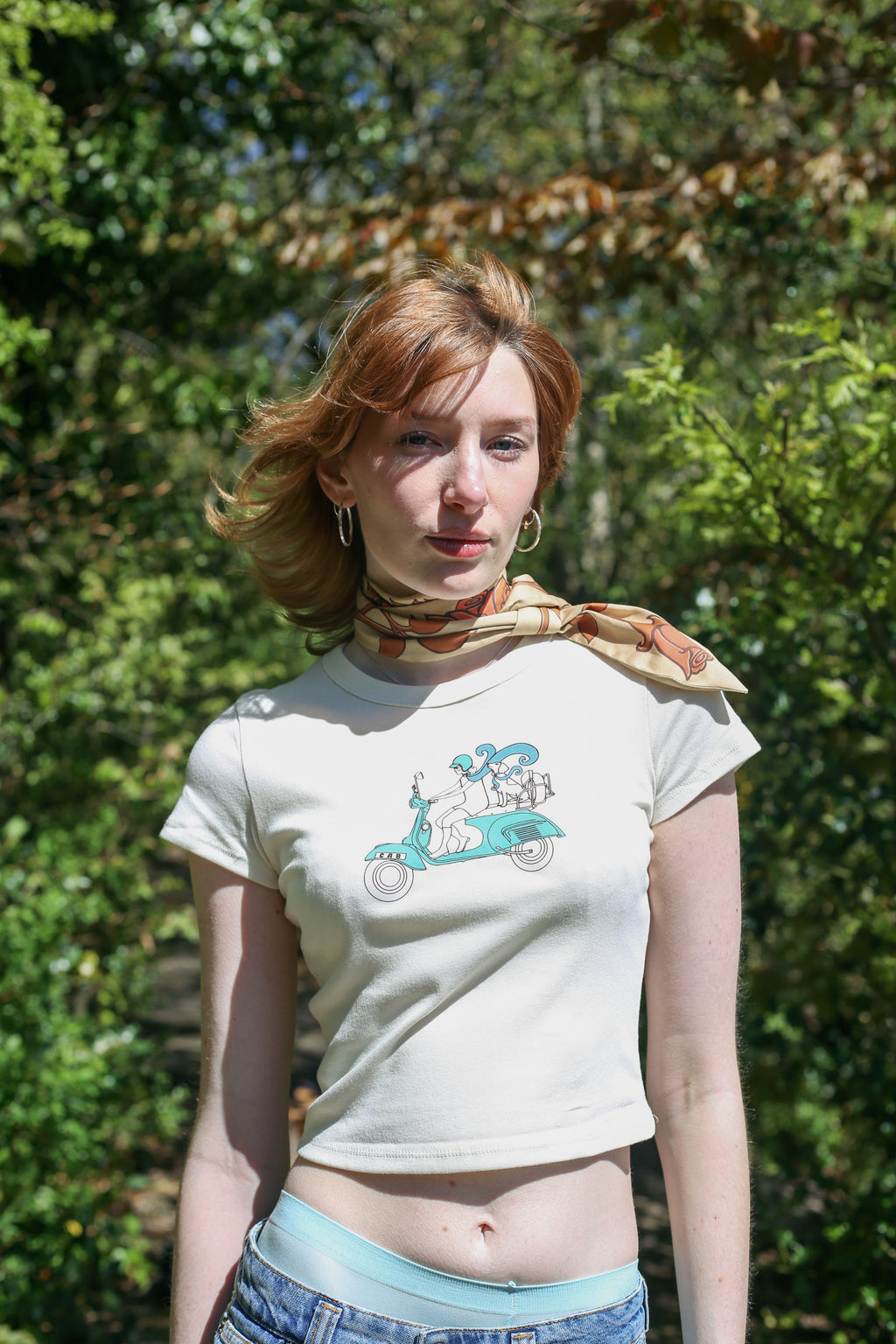 Scootin' Together Baby Tee