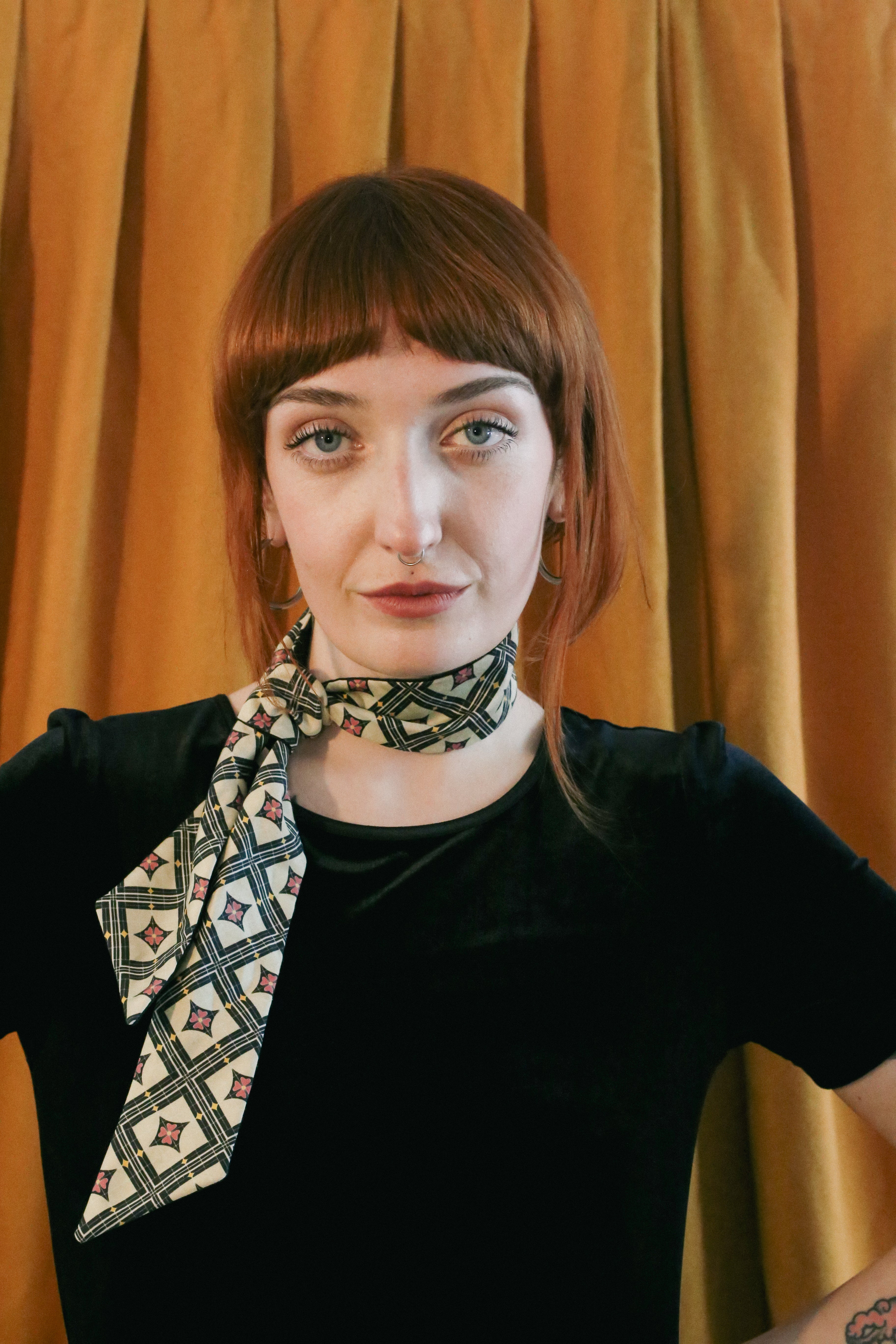 Out On The Tiles Skinny Scarf