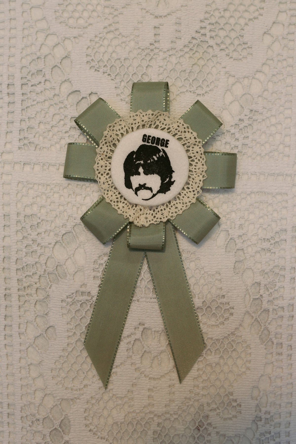 Screen Printed Fan Rosettes