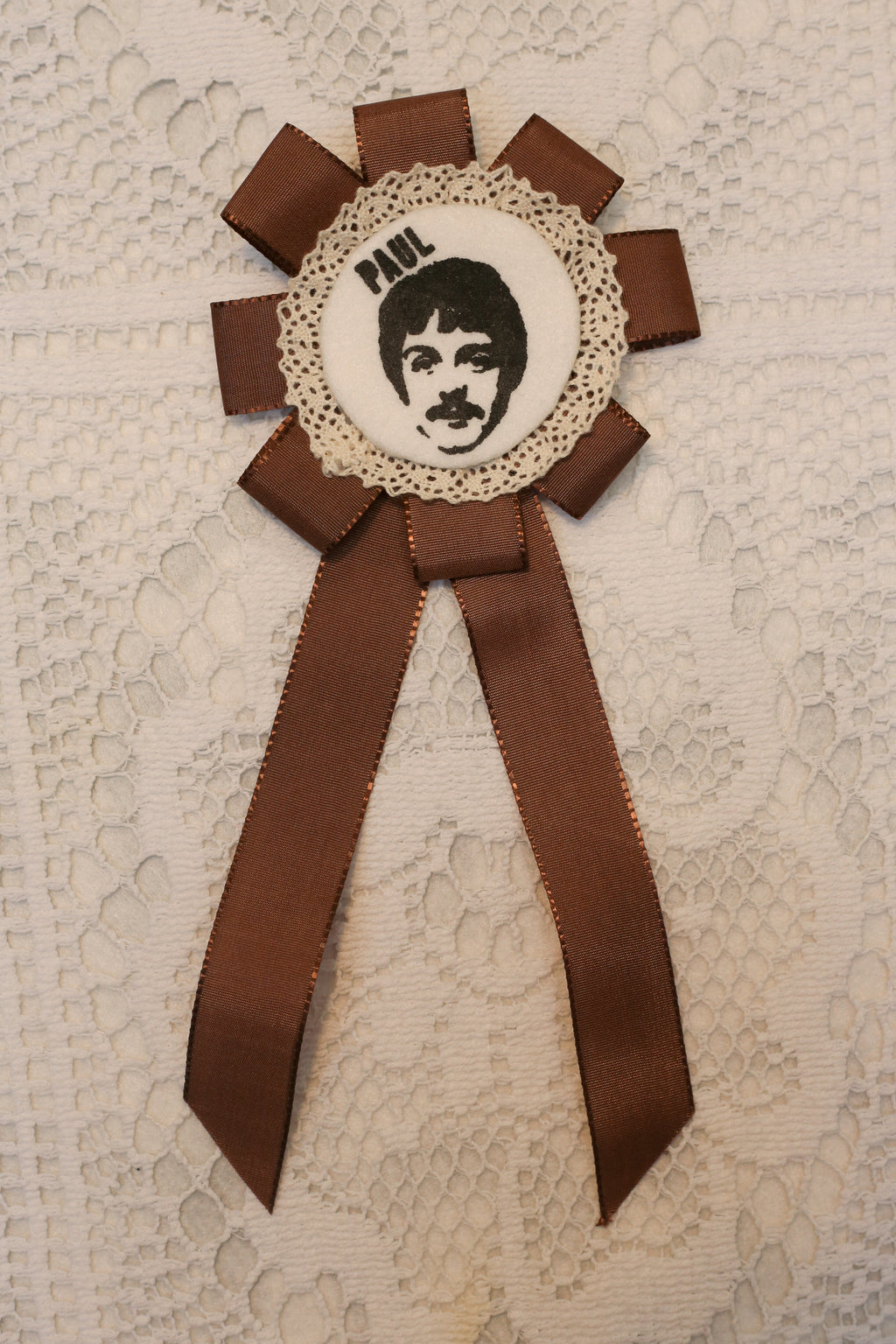 Screen Printed Fan Rosettes