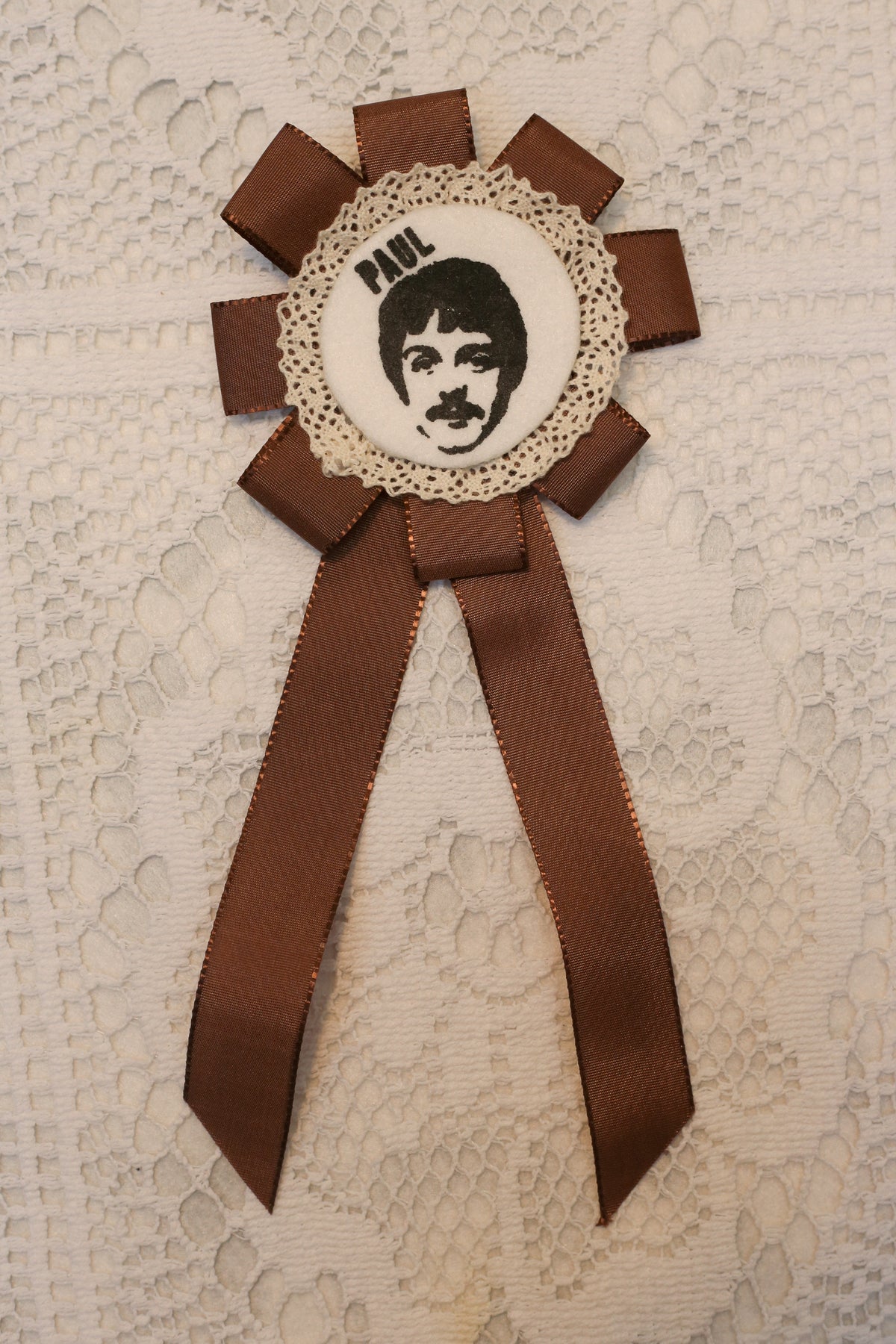 Screen Printed Fan Rosettes