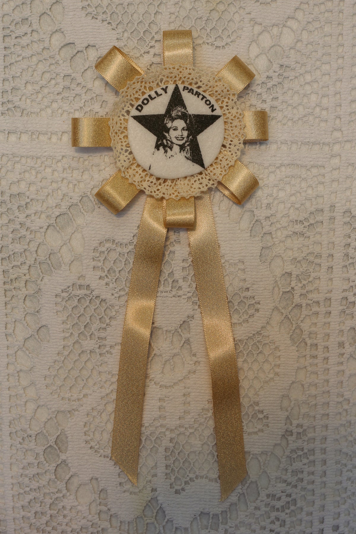 Screen Printed Fan Rosettes