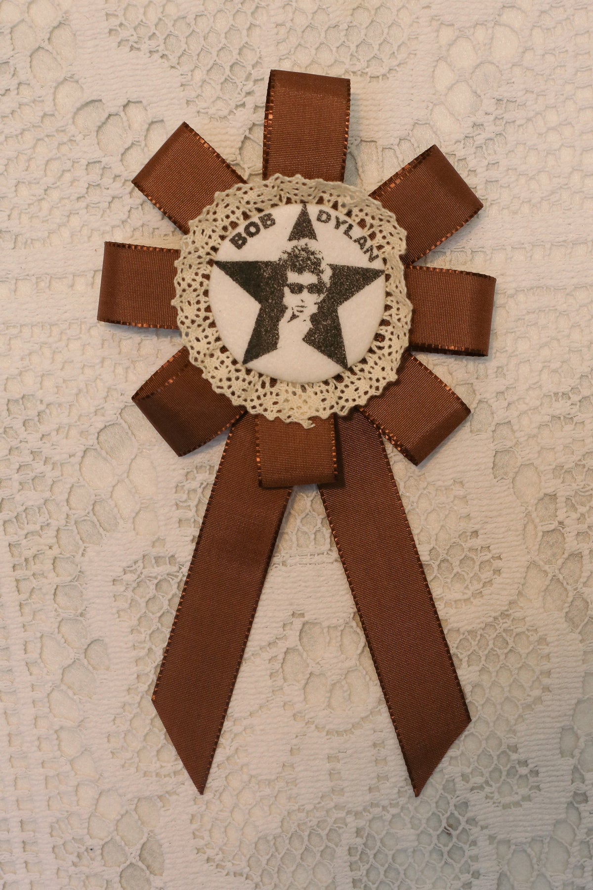 Screen Printed Fan Rosettes