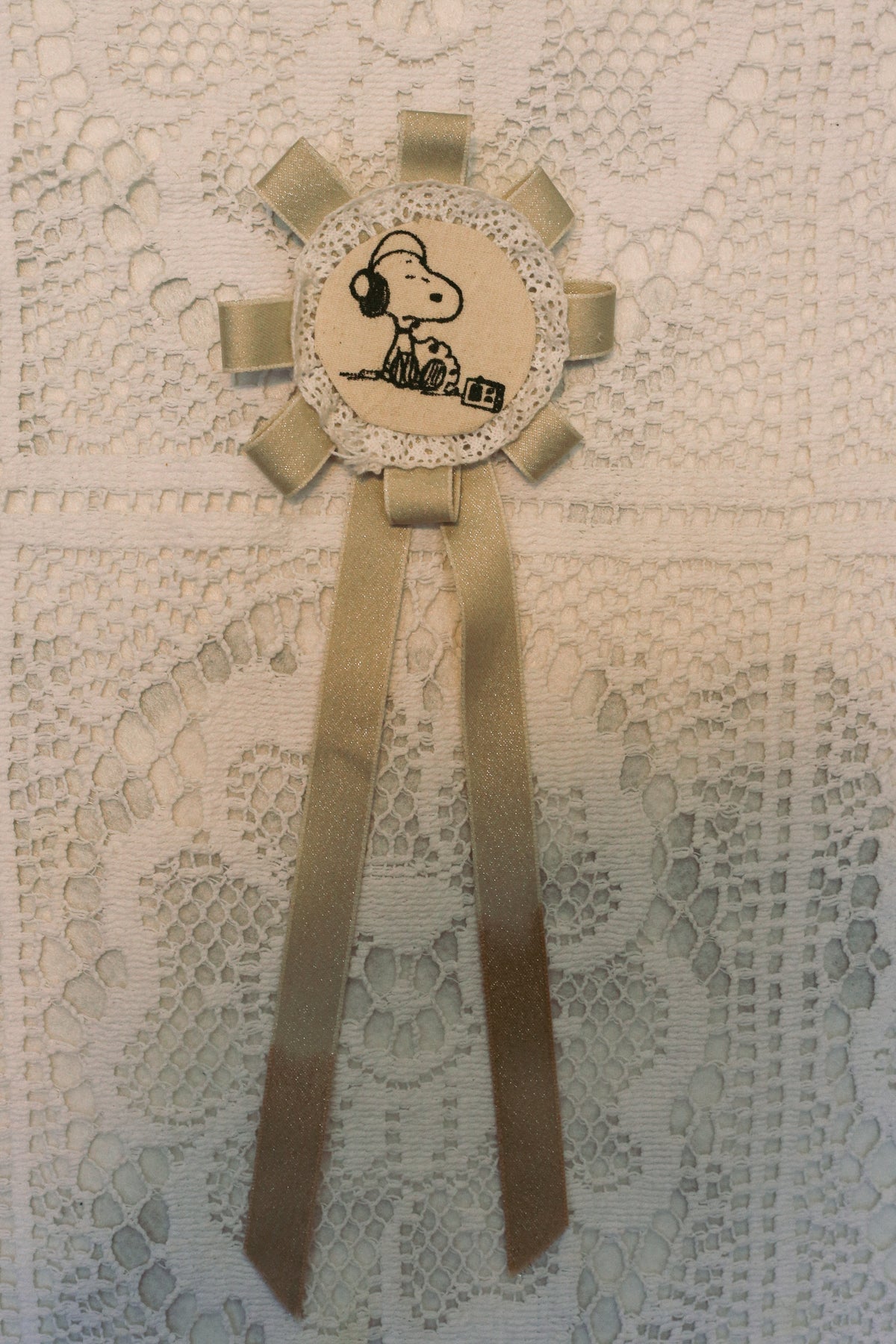 Screen Printed Fan Rosettes