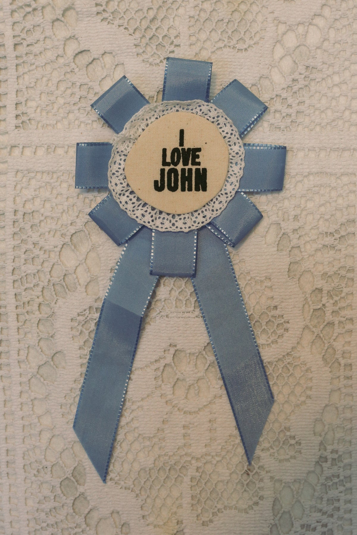 Screen Printed Fan Rosettes