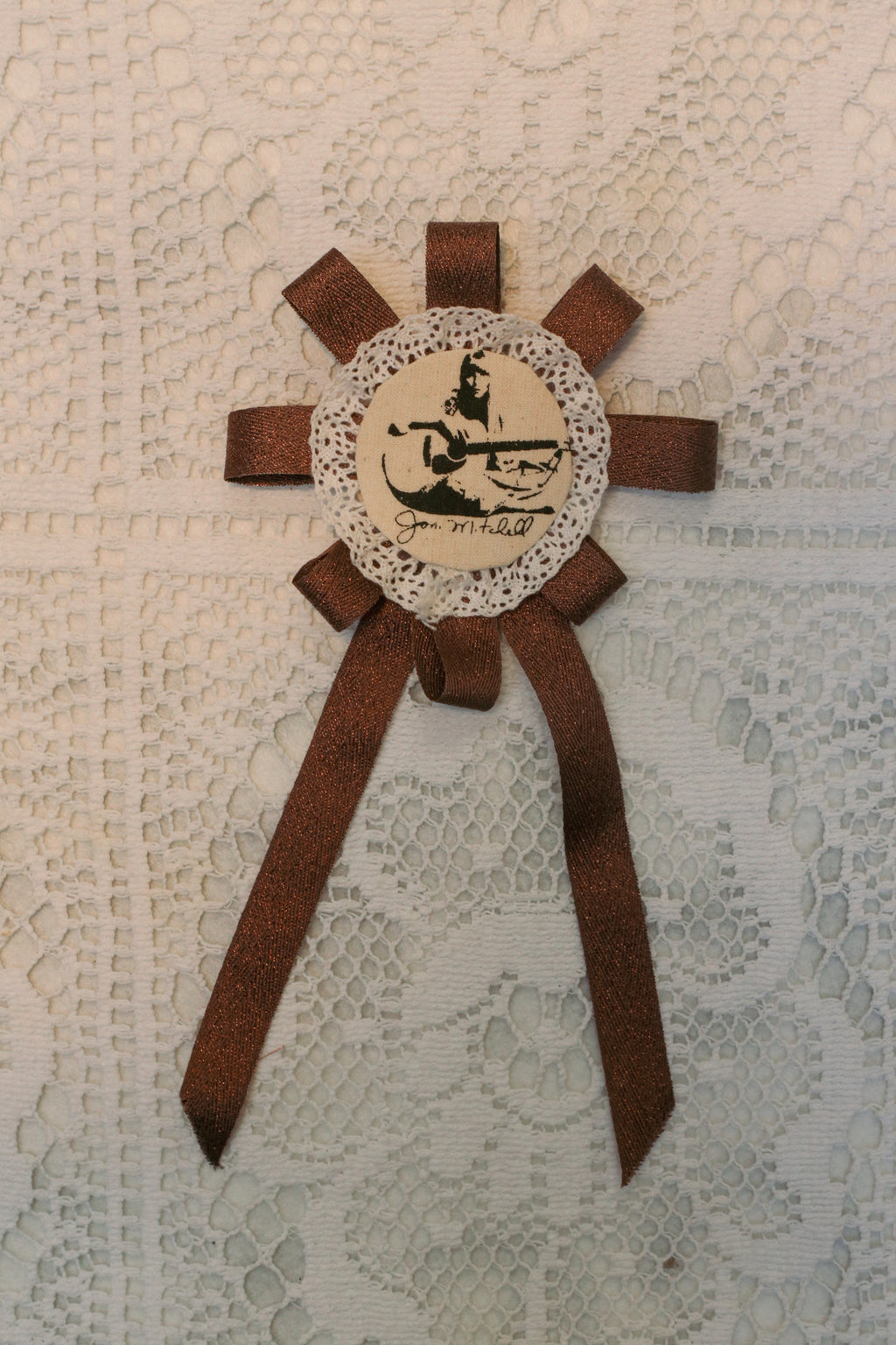 Screen Printed Fan Rosettes