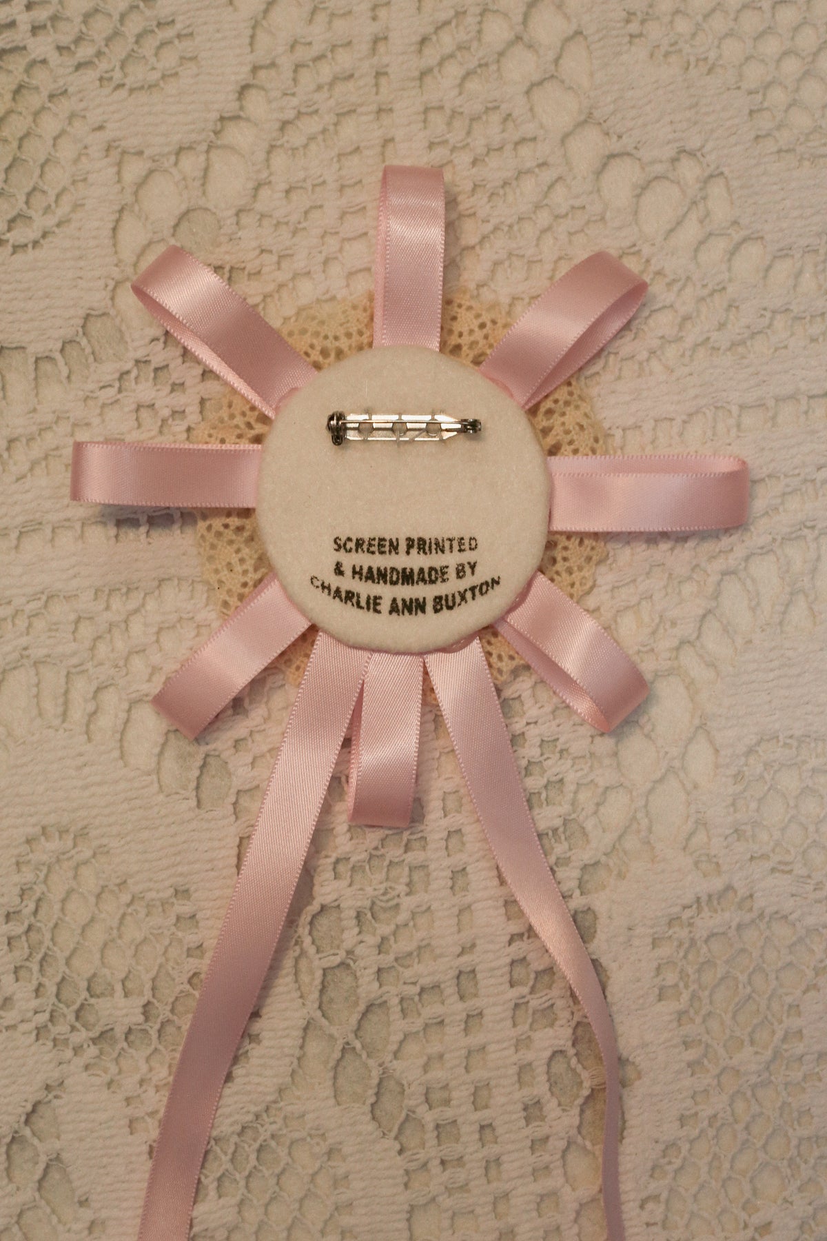 Screen Printed Fan Rosettes